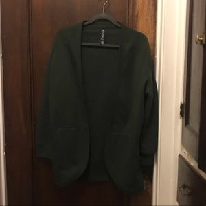 ASKYA open front cotton-blend cardigan